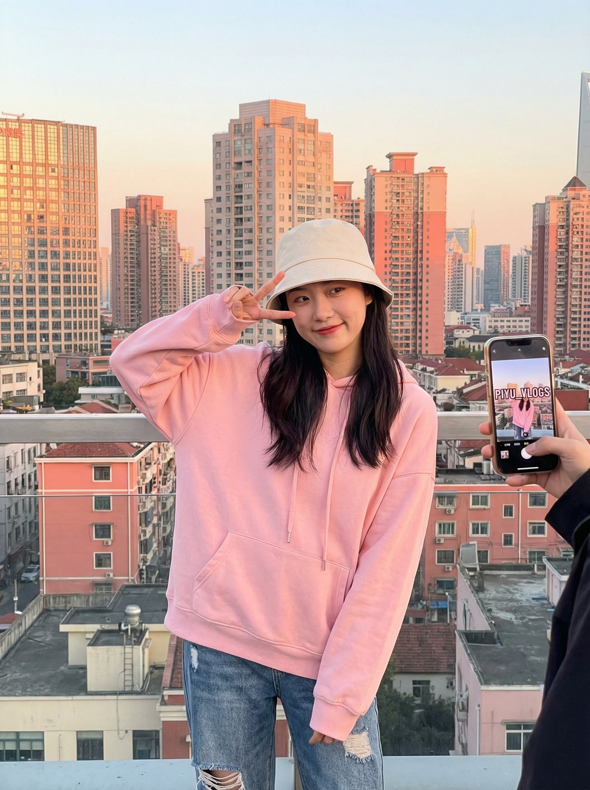 糖心vlog城市天台vlog视频